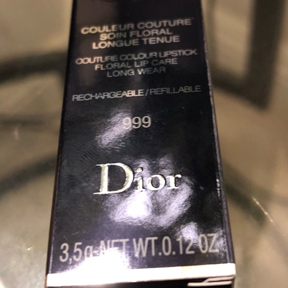 DIOR 999  REFILLABLE LIPSTICKS METALLIC - Picture 6 of 8
